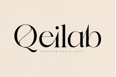 Qeilab Typeface