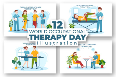 12 World Occupational Therapy Day Illustration