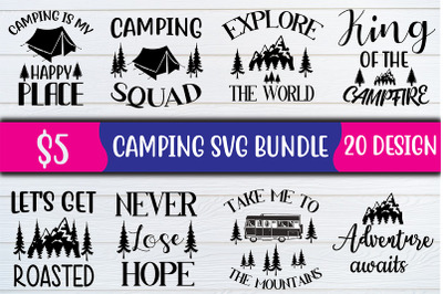 Camping SVG Bundle