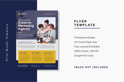 Creative Marketing Agency Flyer Template