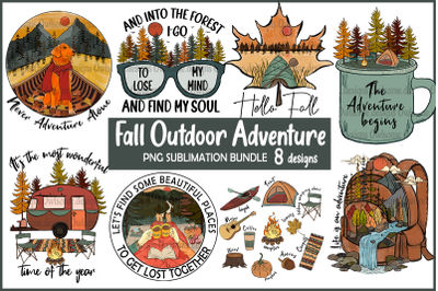 Fall Outdoor Adventure Sublimation Bundle