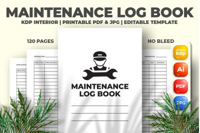 Maintenance Log Book KDP Interior