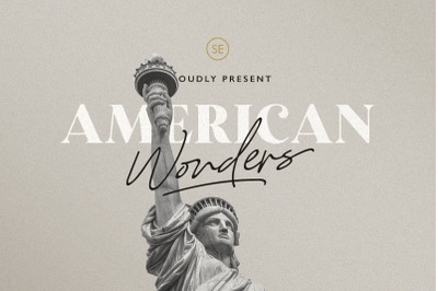 American Wonders - FONT DUO