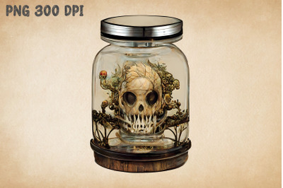 Skull In Jar