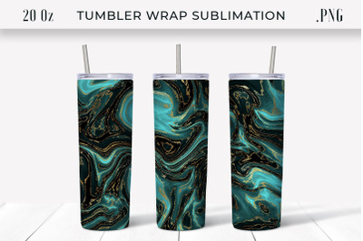 Luxury Marble 20 Oz Tumbler Wrap Sublimation
