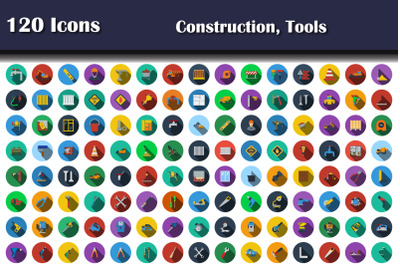 120 Icons Of Construction, Tools