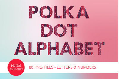 Stripe Polka Dot Alphabet I