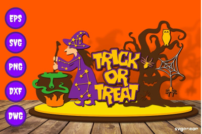 Trick or Treat Layered Paper Cut Designs