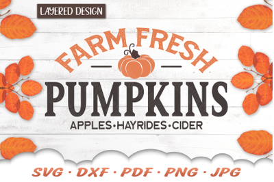 Pumpkin SVG | Farmhouse Fall SVG