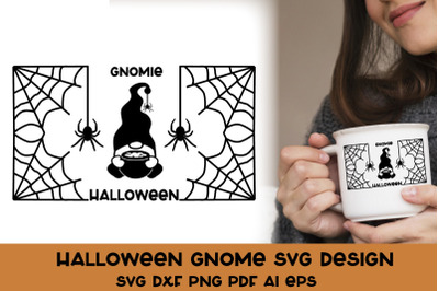 Halloween Gnome SVG. Halloween SVG Cut File.