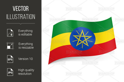 State flag of Ethiopia