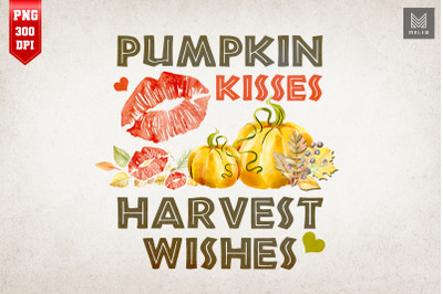 Pumpkin Kisses &amp; Harvest Wishes Autumn