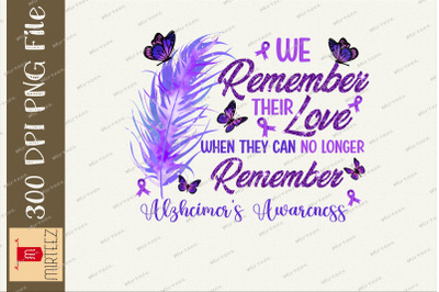 Alzheimer&#039;s Awareness Remember Love