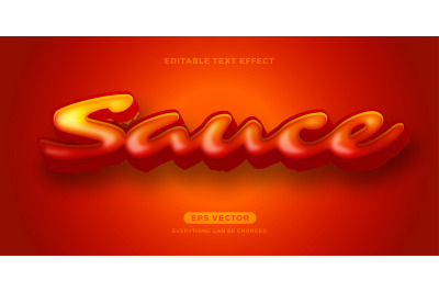 Sauce text effect