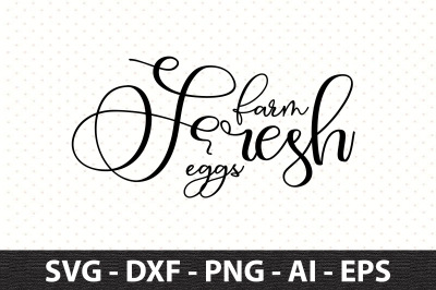 farm Fresh Eggs svg