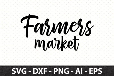 Farmers Market svg