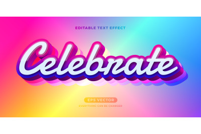 Birthday text effect