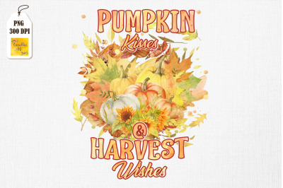 Autumn Pumpkin Kisses &amp; Harvest Wishes