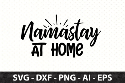 Namastay at Home svg