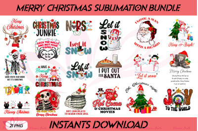 Merry Christmas Sublimation Bundle