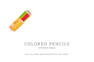 Colored pencils photo pack