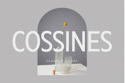 Cossines - Classy All Caps Sans Serif