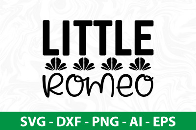 Little romeo svg