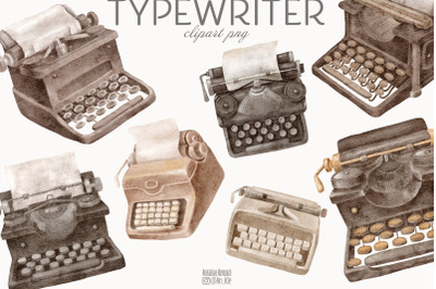 Vintage Typewriter clipart