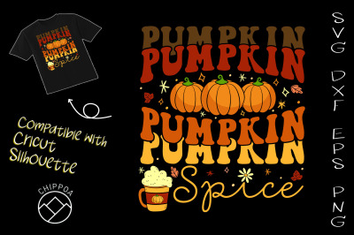 Pumpkin Pumpkin Spice Retro