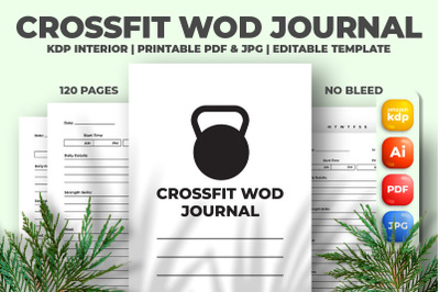 Crossfit Wod Journal KDP Interior