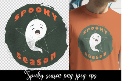 Halloween spooky ghost sublimation