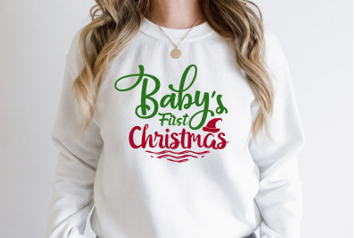 Baby&#039;s First Christmas svg6