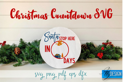 Christmas Countdown SVG | Winter Design | Funny Xmas