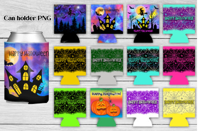 Can holder sublimation | Halloween can cooler bundle