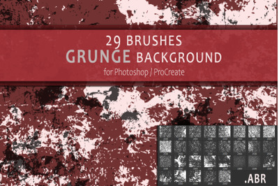 Grunge Background Brushes for Photoshop, ProCreate .ABR