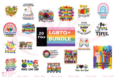 LGBTQ+ Sublimation Bundle Design