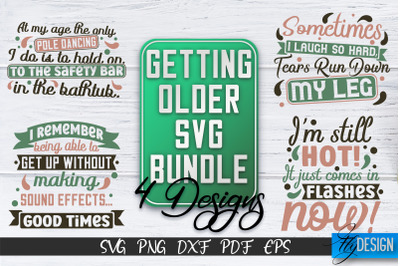 Getting Older SVG Bundle | Old SVG