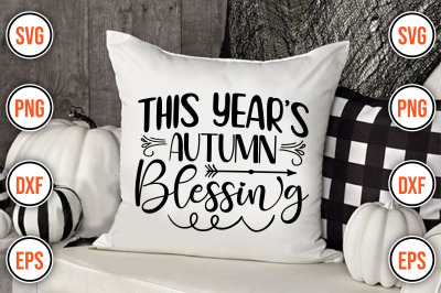 This Year&#039;s Autumn Blessing