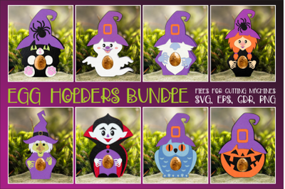 Halloween Egg Holder Bundle | Paper craft Templates
