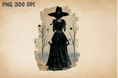 Vintage Witch Halloween