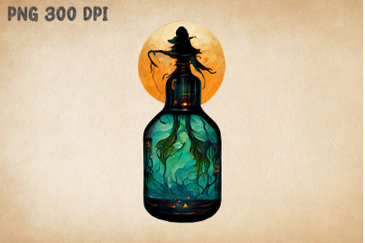 Witch Escape A Jar Halloween