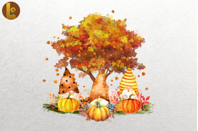 Pumpkin Autumn And Fall Gnomes