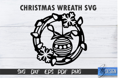 Christmas Wreath SVG | Xmas Designs | Christmas SVG