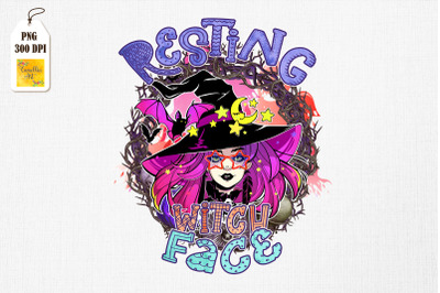 Resting Witch Face Teen Halloween