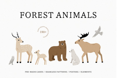 Forest Animals - Woodland Collection