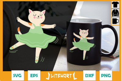 Dancing Cat Ballerina for Ballet Dancer