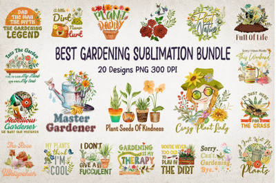 I Love Gardening Sublimation Bundle-220814