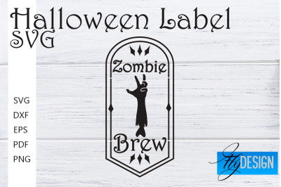 Halloween Labels SVG | Potion Labels | Vintage Bottle Labels