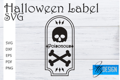 Halloween Labels SVG | Potion Labels | Vintage Bottle Labels