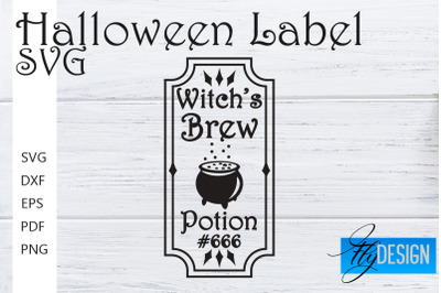 Halloween Labels SVG | Potion Labels | Vintage Bottle Labels